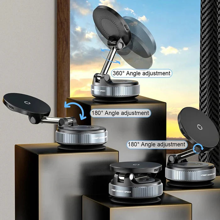 360° Magnetic Wireless Car Mobile Holder & Charger
