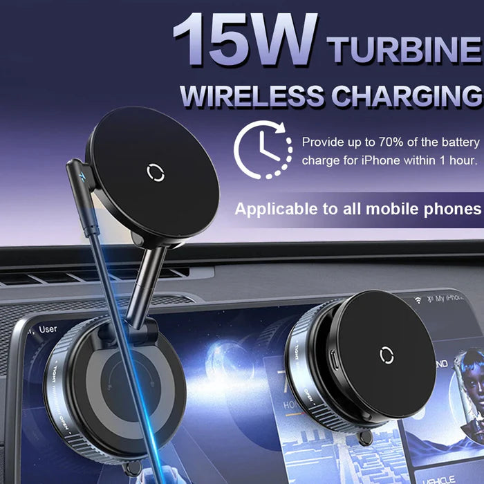360° Magnetic Wireless Car Mobile Holder & Charger